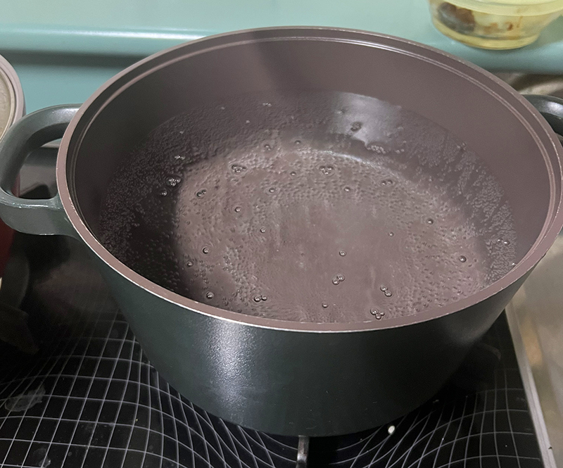물2리터 끓이기